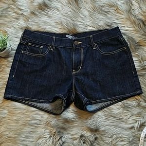 Old Navy dark wash jeans shorts